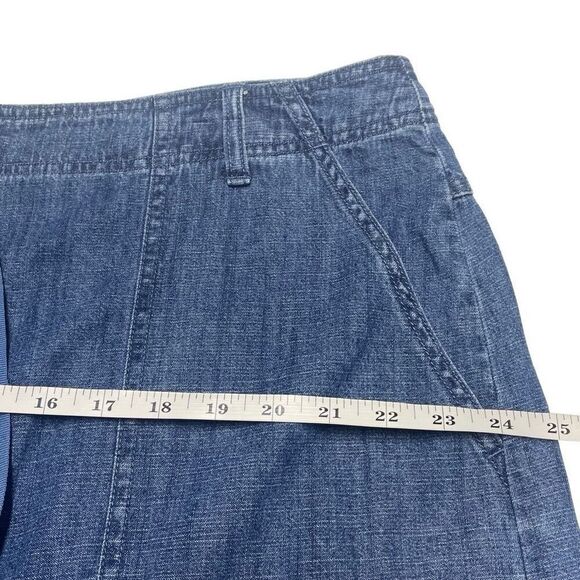 CJ Banks Medium Wash Denim Skirt N0740 - Picture 6 of 9